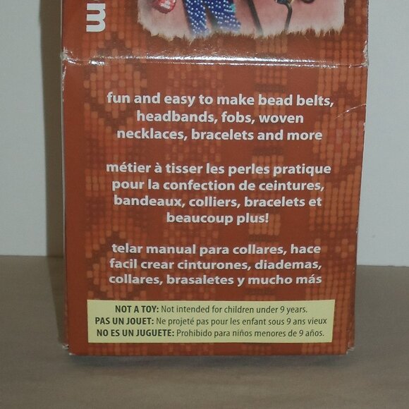 Indian Native TRADITIONAL BEAD LOOM with Loom Beads Thread Needles Instructions - Picture 6 of 7